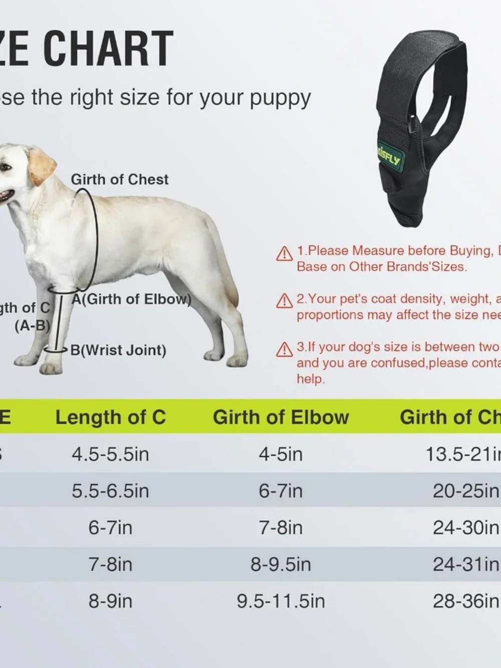 Dog Elbow Brace for Large Dogs, Front Leg